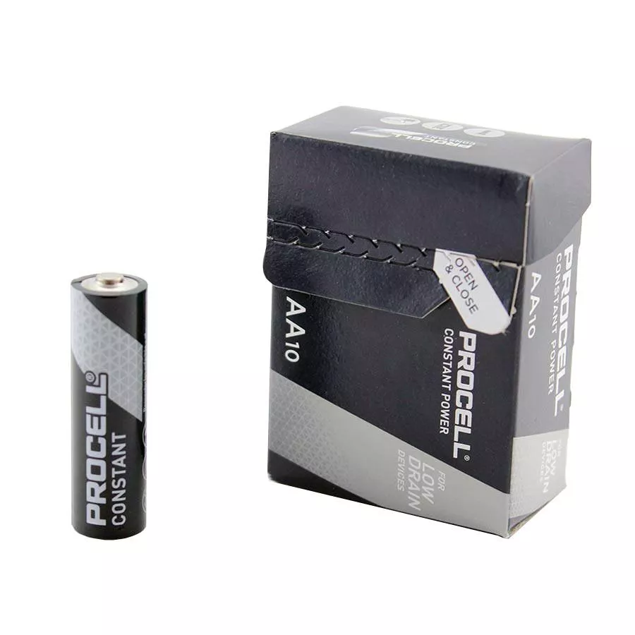 10 Duracell Procell Constant Batterien, AA, Mignon, LR6, Alkaline, 1.5V