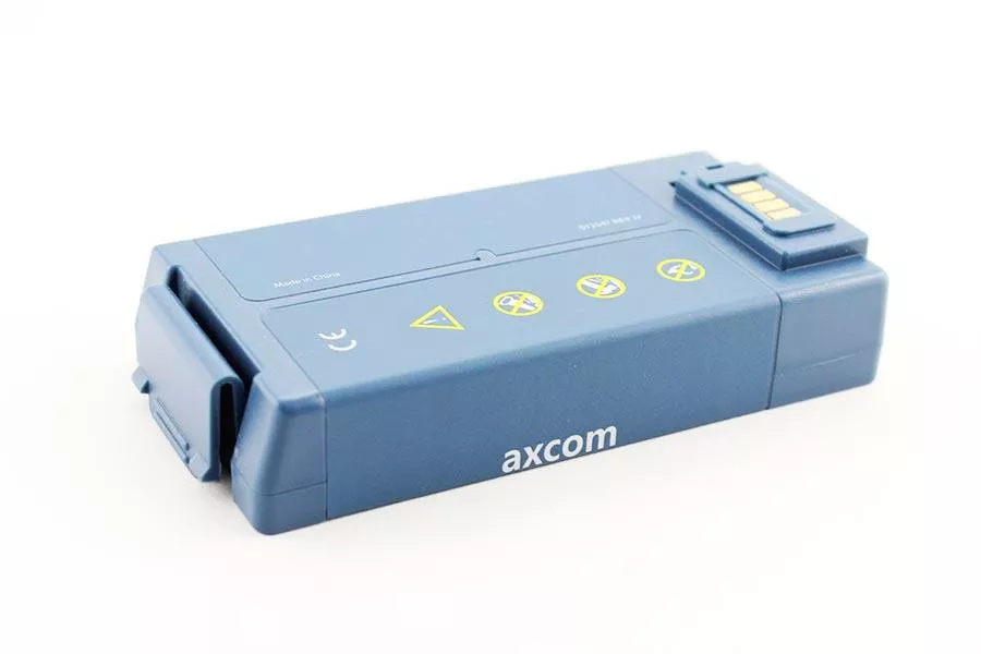Batterie für Philips Heartstart HS1, FRx Defibrillator, Rückseite