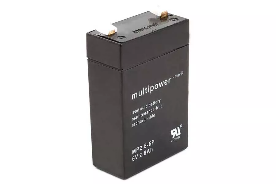 Multipower Bleiakku MP2.8-6P (WIE LC-R062R4PG) - 6V 2,8Ah