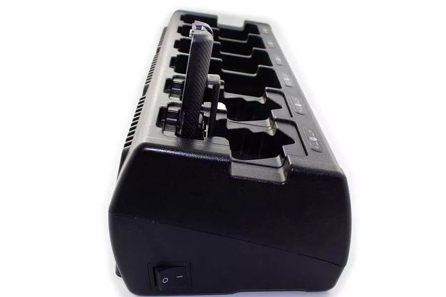 6+6-Stationen Ladegerät inkl. Adapter für MTP6650, MTP3550, MXP600