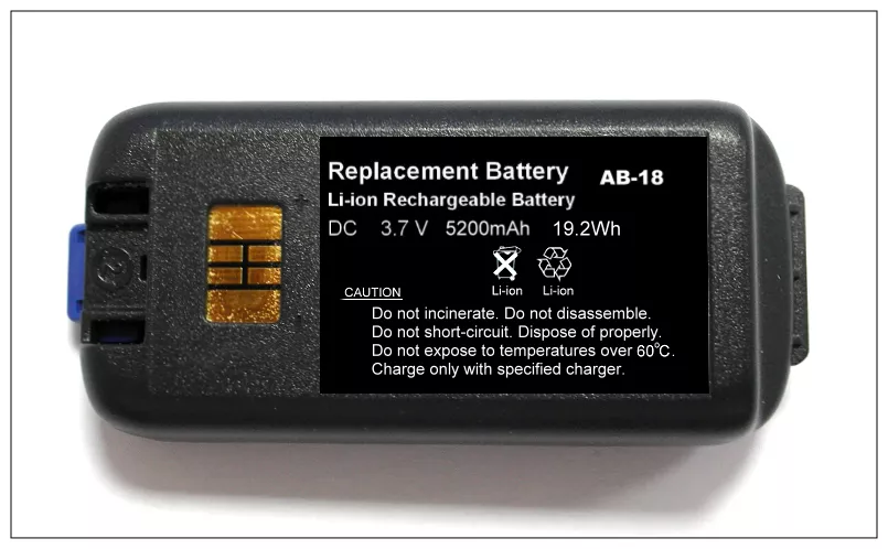 Li-Ion Akku für Intermec CK3, CK65 3,7V 5,2Ah