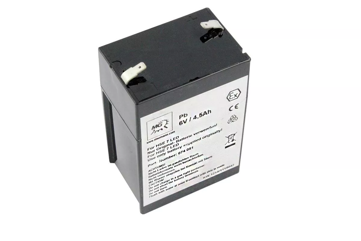 PB-Akku für Handlampe Eisemann HSE7LED