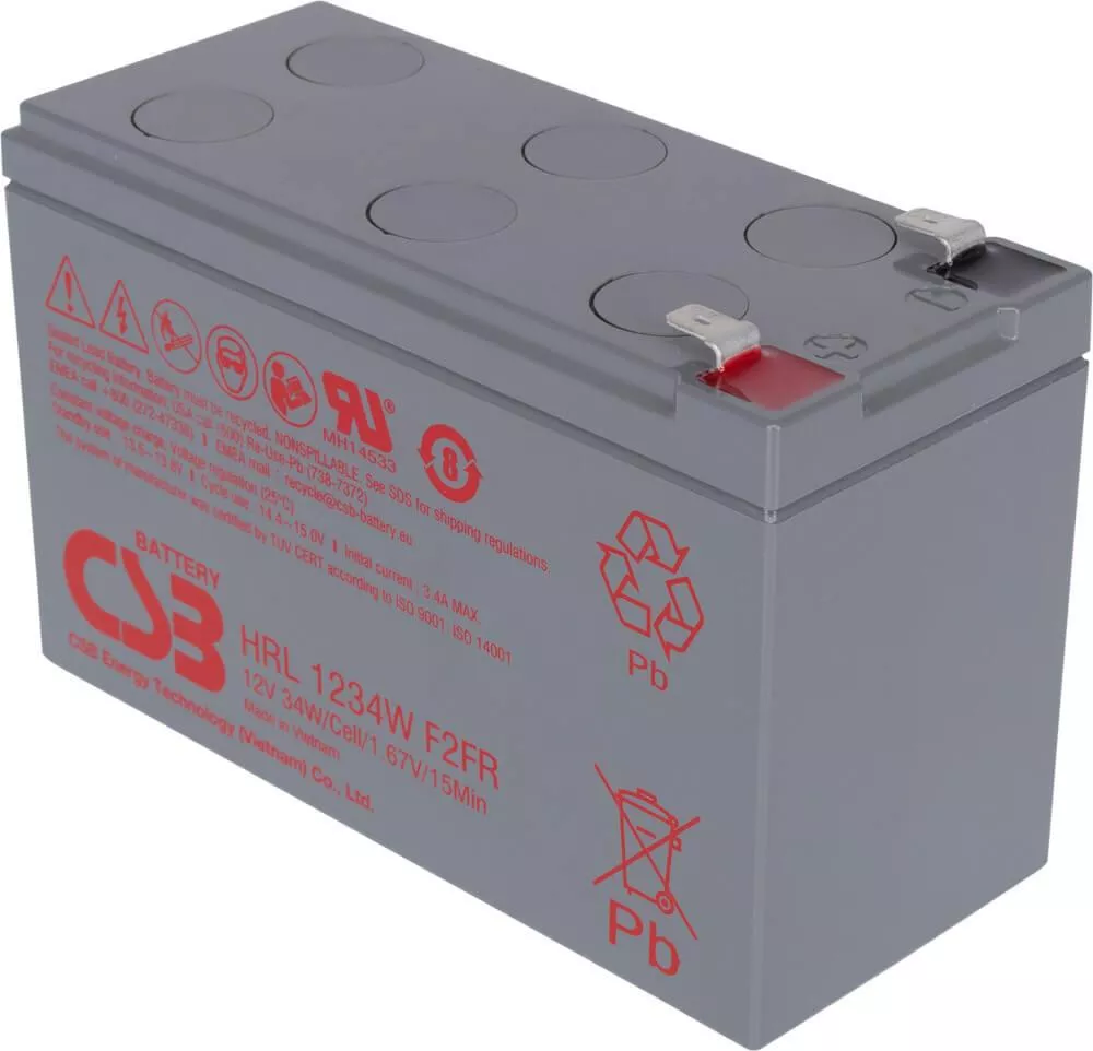 CSB Bleiakku HRL1234WF2-FR - 12V 34W (longlife)