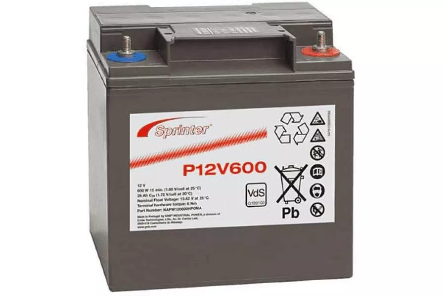 Sonnenschein Bleiakku Sprinter P12V600 - 12V 24Ah - VDS