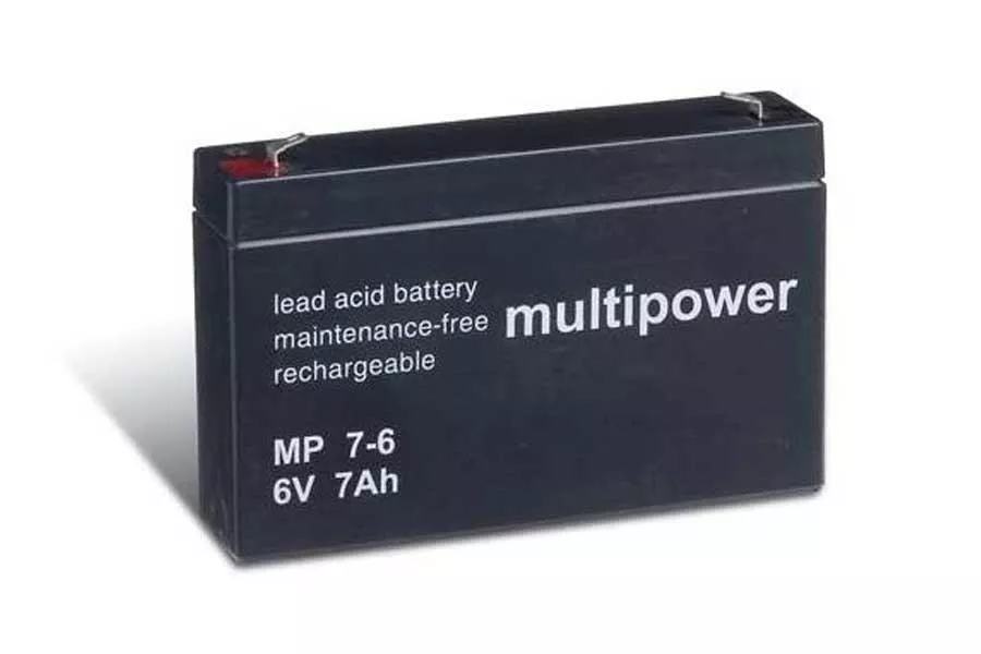 MULTIPOWER Bleiakku MP7-6 - 6V 7Ah
