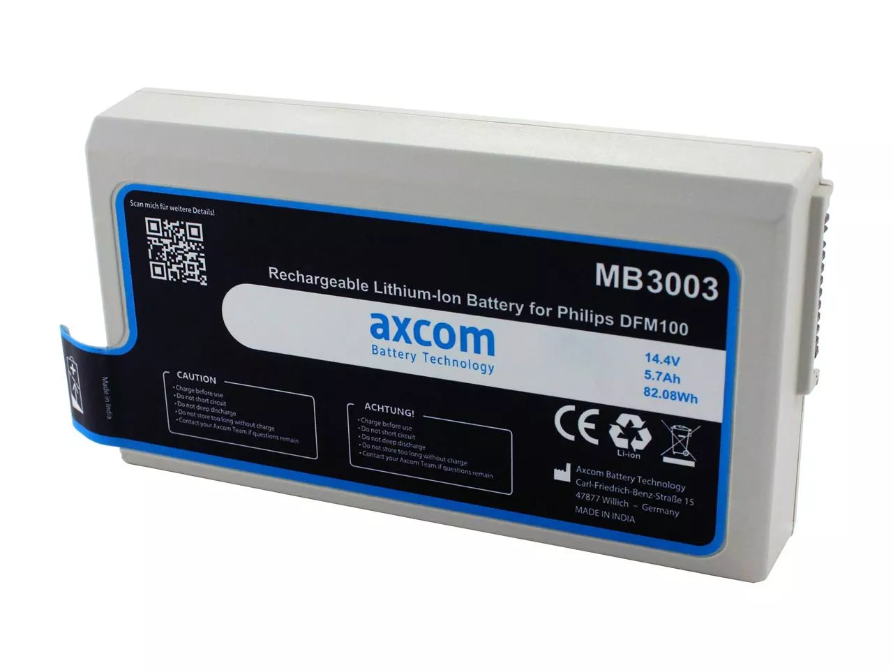 Akku für Philips Efficia DFM100 Defibrillator 
