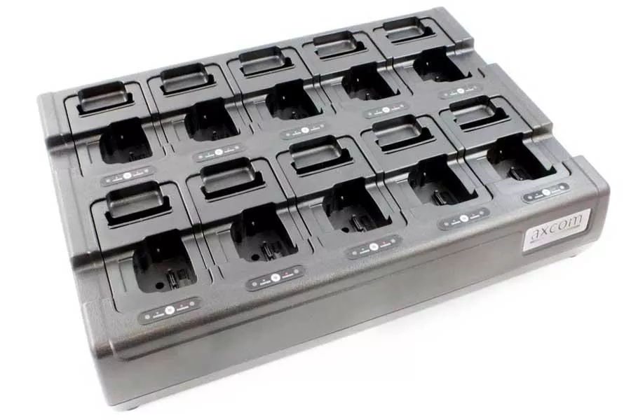 10+10-Stationen Ladegerät inkl. Adapter für Motorola MTP850