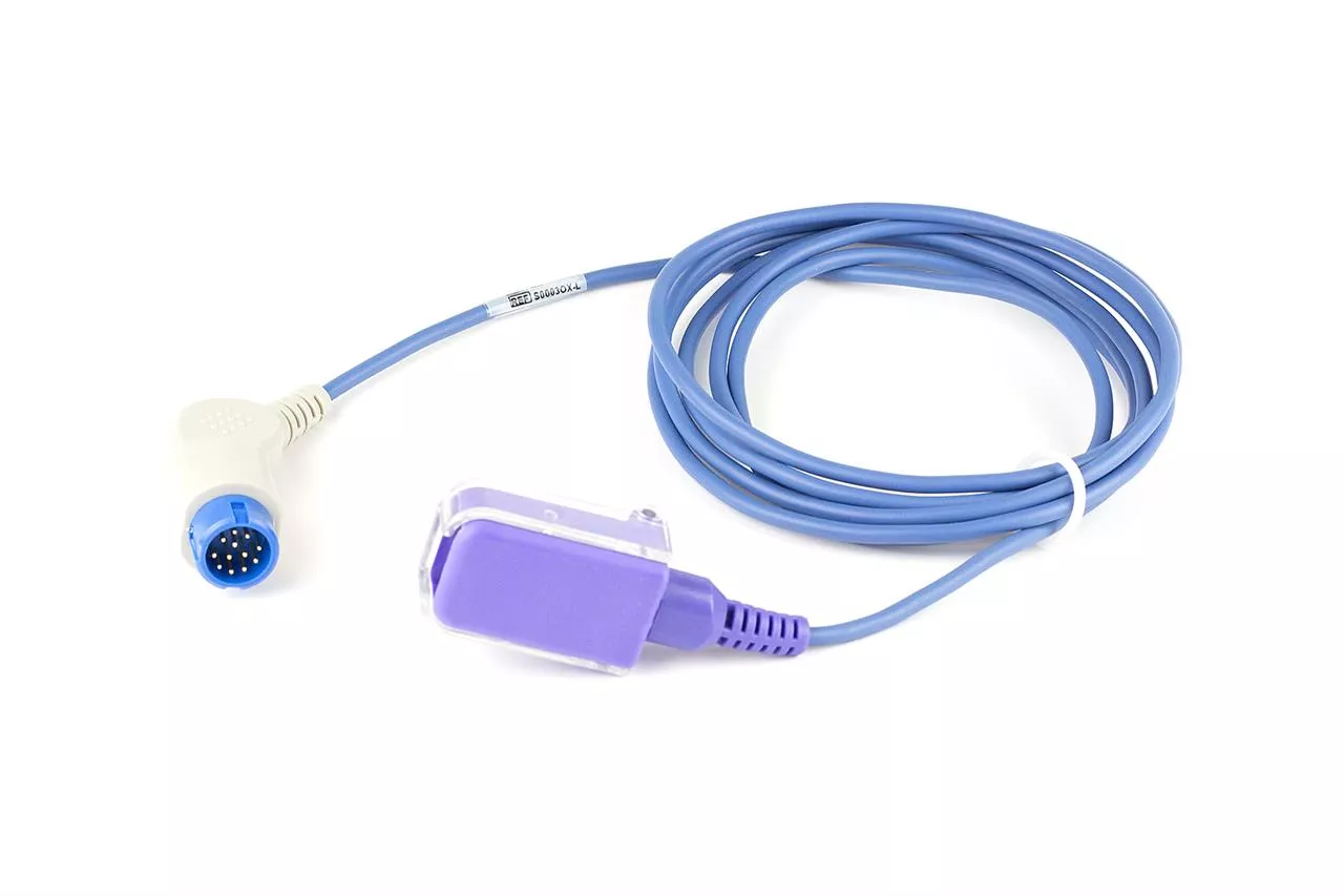 SpO2 Verlängerungskabel für Philips, 2.4 m (wie M1900B)