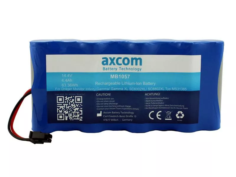 Akku für Dräger Infinity Gamma, Delta, SC6002XL, SC6802XL