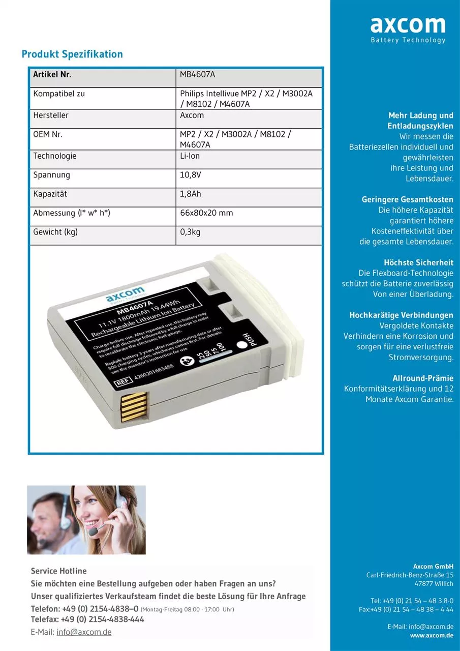 Datenblatt für MB4607A