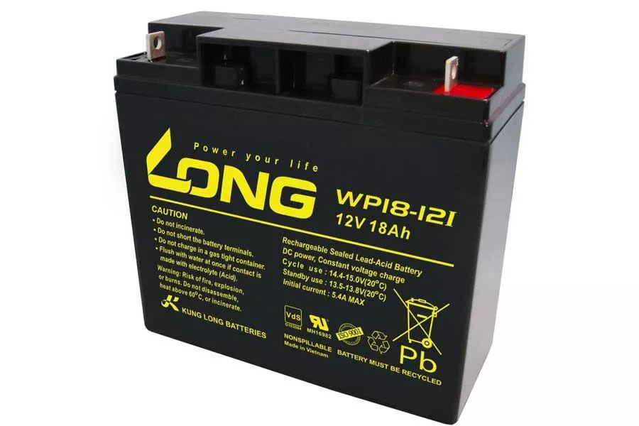Long Bleiakku WP18-12I - 12V 18Ah - VDS - M5