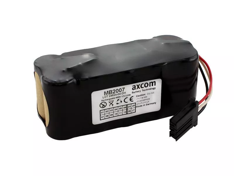 NiMH Akku für Nihon Kohden TEC5521, TEC5531, TEC5631, TEC7621, TEC7631, TEC7721, TEC7731 - 12V/3Ah