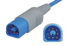 SpO2 Ohrsensor für Erwachsene, passend zu Philips M1194A, Detailansicht Stecker 