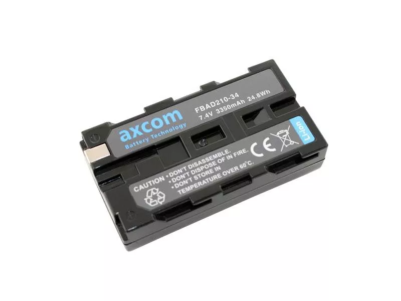 Li-Ion Akku für ACD M210 (SE), Sony NP-F550, NP-F750 7,2V 3,4AH 24,5Wh