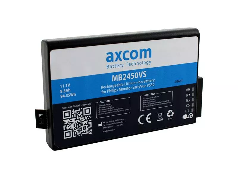 Li-Ion Akku für Philips Monitor EarlyVue VS30 - 10,8V/8,5Ah