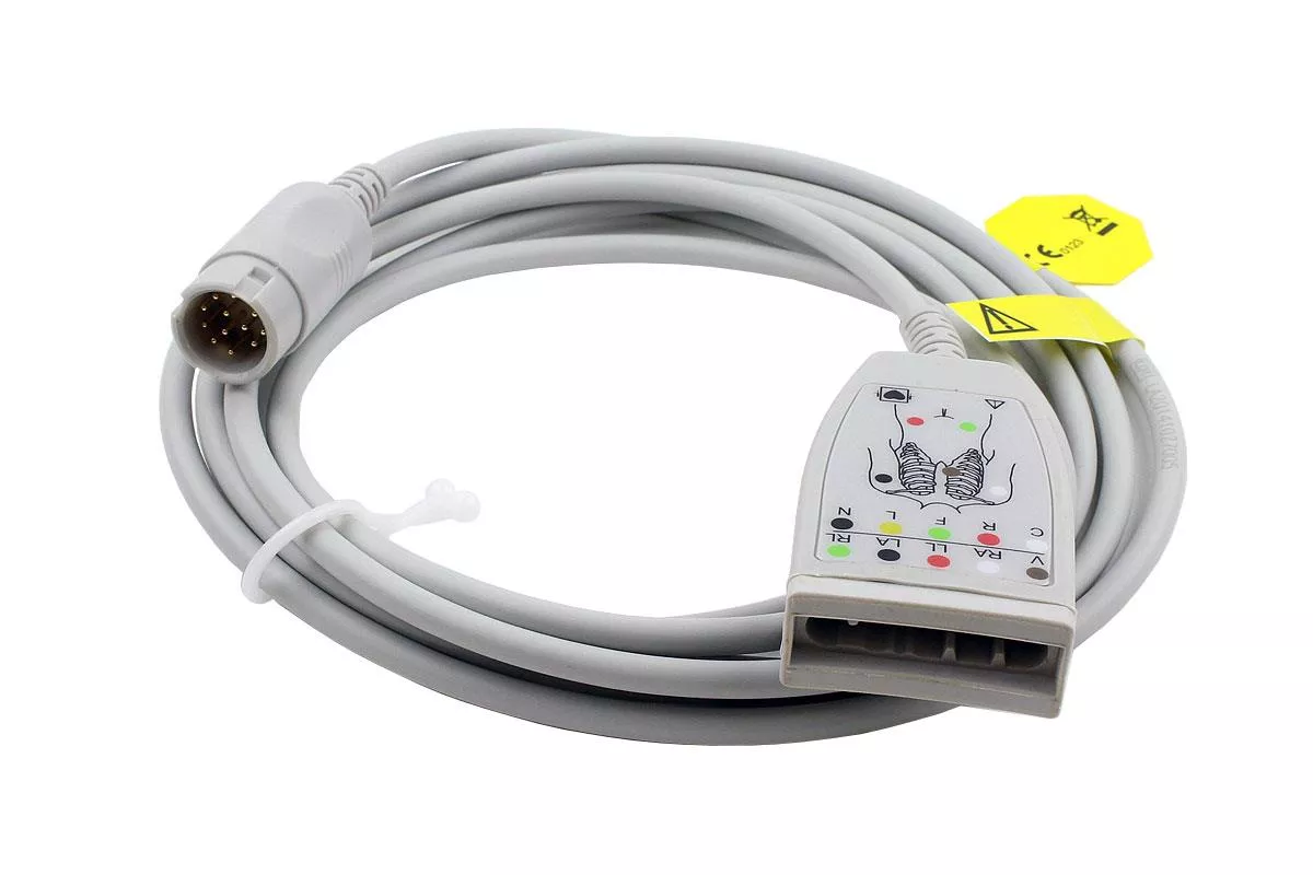 5 adriges EKG Stammkabel, wie Philips M1668A