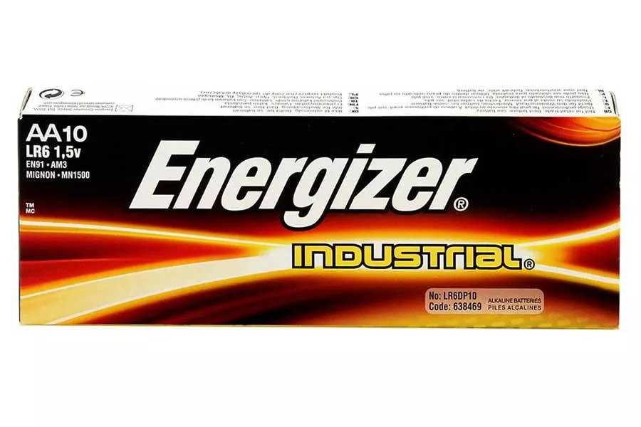 Energizer Mignon AA, LR06 Batterie, Industrial Alkaline, Verpackung