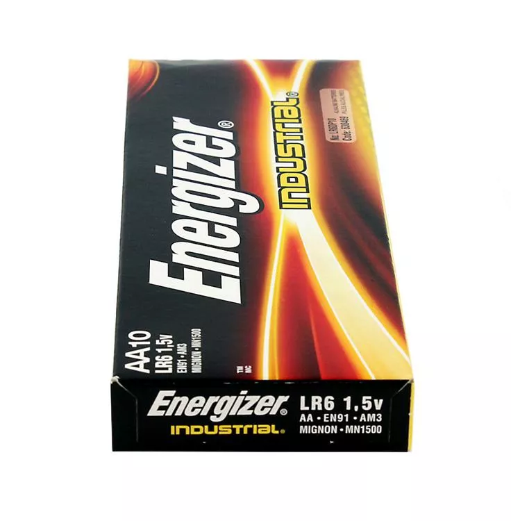 Energizer Mignon AA, LR6 Batterie, Industrial Alkaline, Verpackungseinheit  VE10