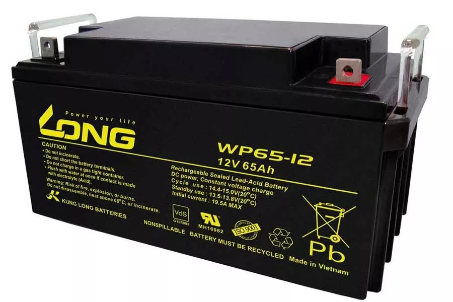 Long Bleiakku WP65-12 - 12V 65Ah - VDS - M6