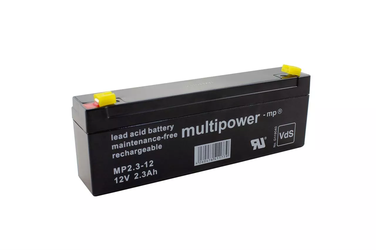 Multipower Bleiakku MP2,3-12 - 12V 2,3Ah (VdS)