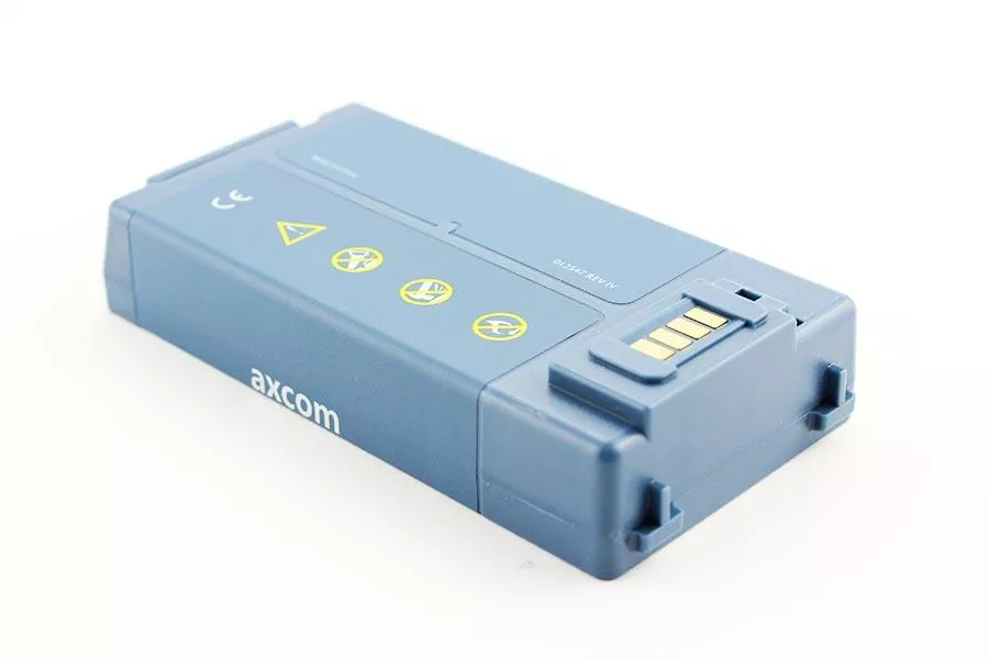 Batterie für Philips Heartstart HS1, FRx Defibrillator, Rückseite