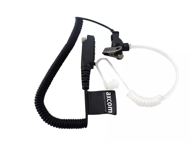 Ohrhörer mit Bajonettanschluss für Sepura STP8000, STP9000, SC2020, Spiralkabel