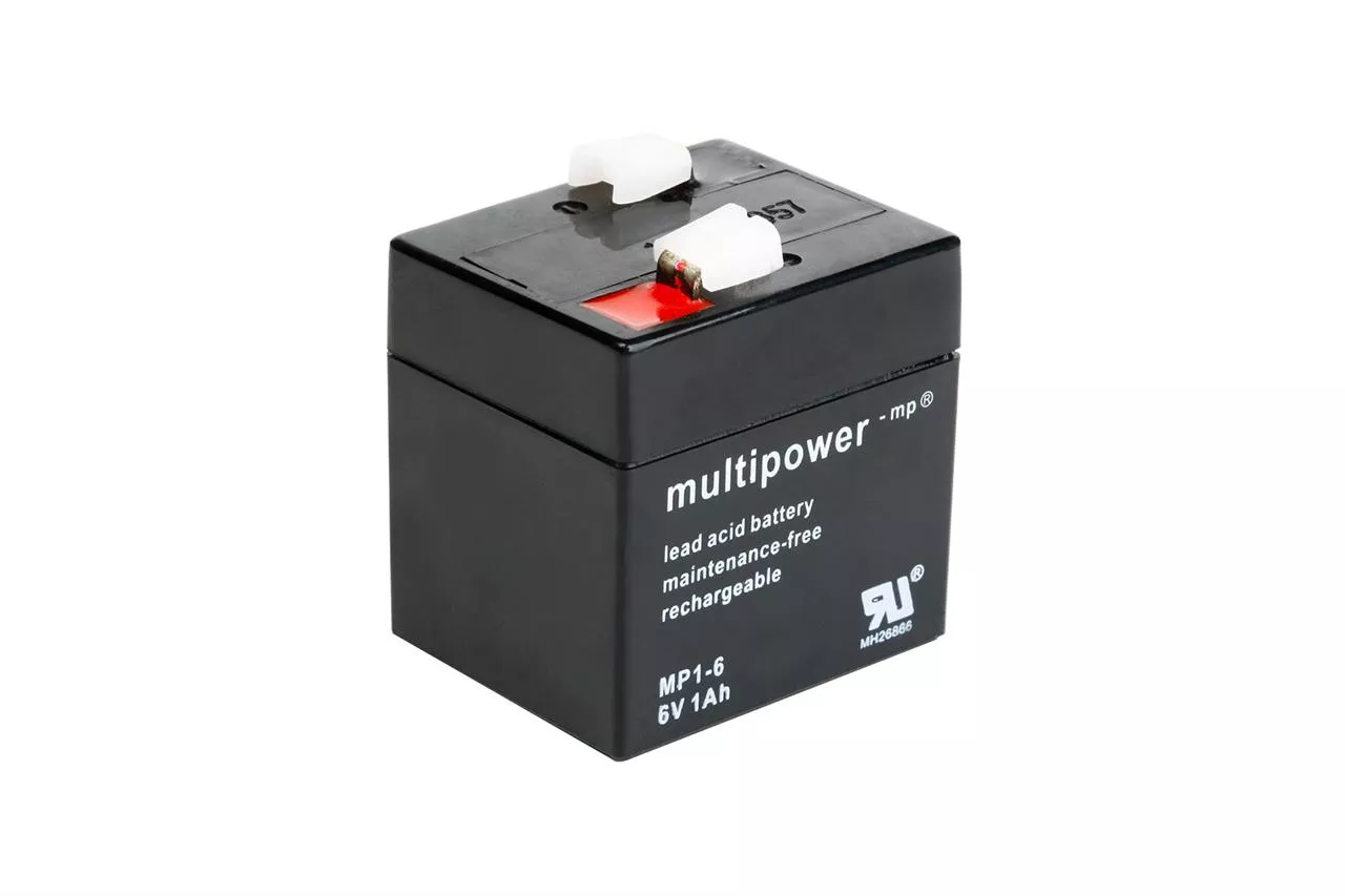 MULTIPOWER Bleiakku MP1-6 - 6V 1,0AH (VdS)