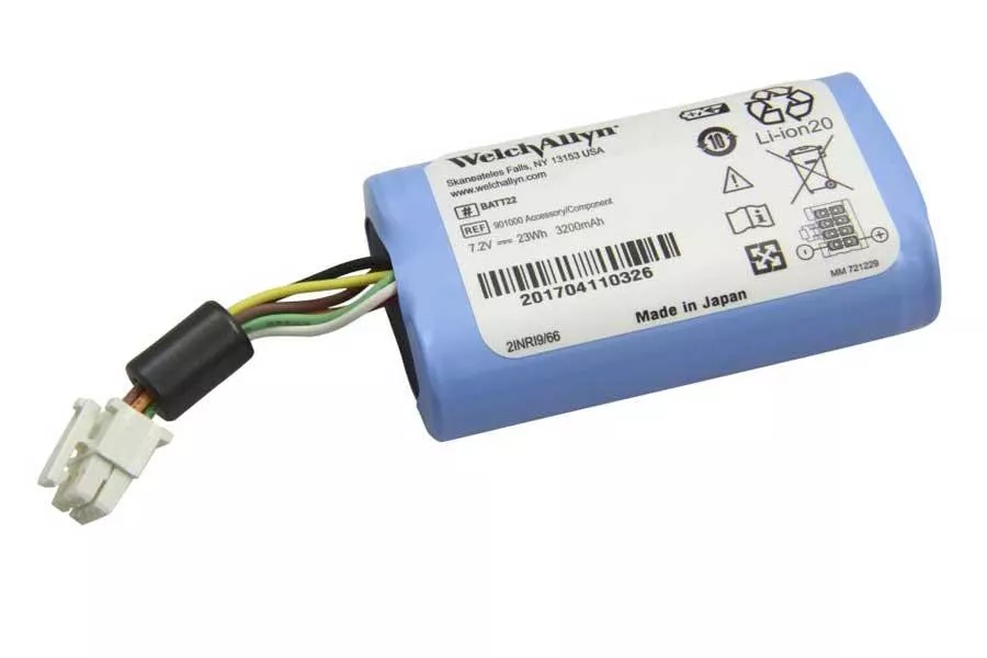 Akku BATT22 für Welch Allyn Connex Spot 2-Zell Blutdruckmesser 