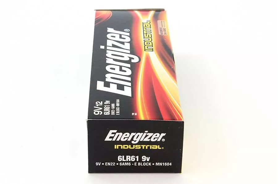 12 Stk. Energizer Batterien, 9V Block, 6LR61, Batterie