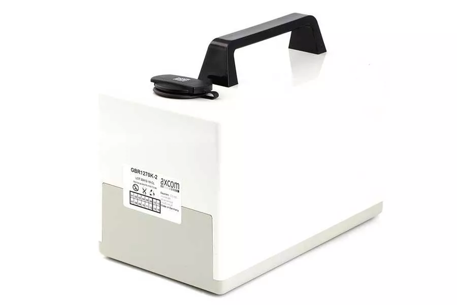 PB Akku mit Griff für Riegl Lasermessgerät LR90-235/P - 12V/7,2Ah